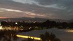 Hollywood Hills dusk from LACMA BCAM 8-2-13